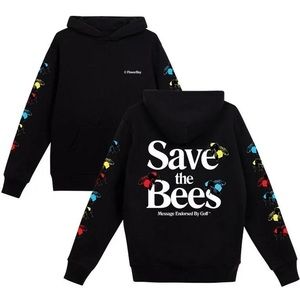 SAVE THE BEES HOODIE by GOLF WANG, Black, Size Medium. Never worn like NEW